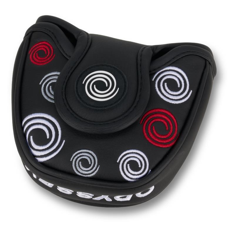 Odyssey Swirl Mallet putter Headcover, schwarz