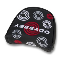 Odyssey Swirl Mallet putter Headcover, schwarz