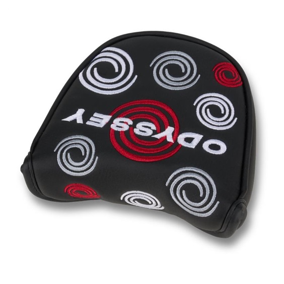 Odyssey Swirl Mallet putter Headcover, schwarz