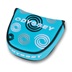 Odyssey Swirl Mallet Putter Headcover, blau