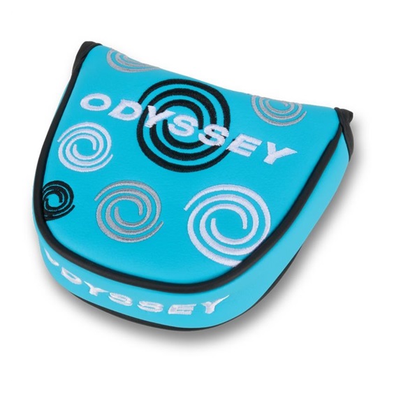 Odyssey Swirl Mallet Putter Headcover, blau