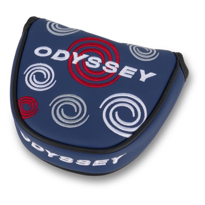 Odyssey Swirl Mallet Putter Headcover, dunkelblau