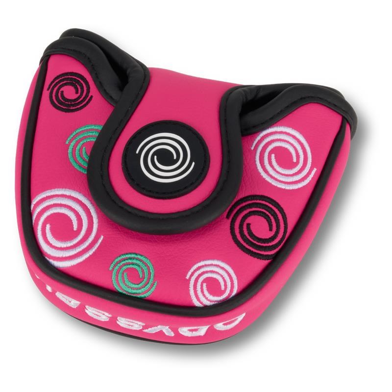 Odyssey Swirl Mallet Putter Headcover, rosa
