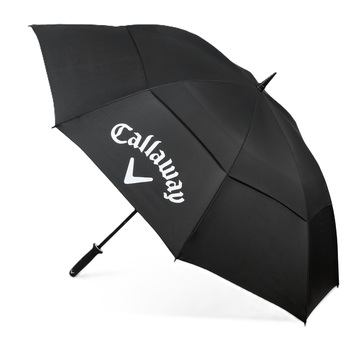 Callaway Double Canopy 64" Shield Golf Regenschirm, schwarz