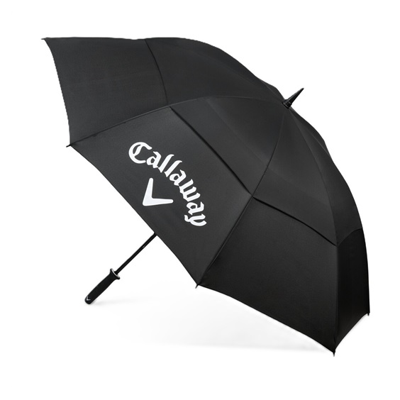Callaway Double Canopy 64" Shield Golf Regenschirm, schwarz