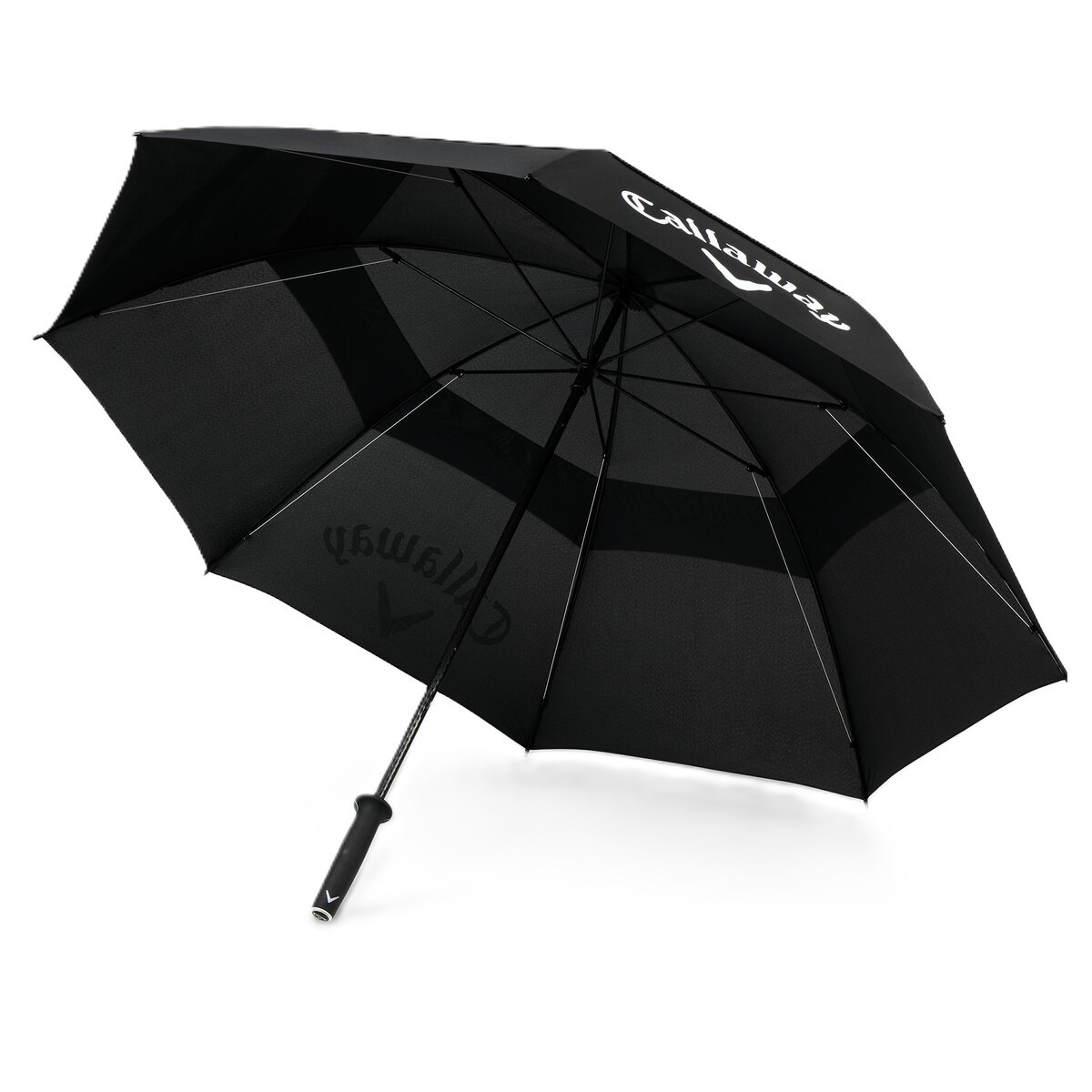 Callaway Double Canopy 64" Shield Golf Regenschirm, schwarz
