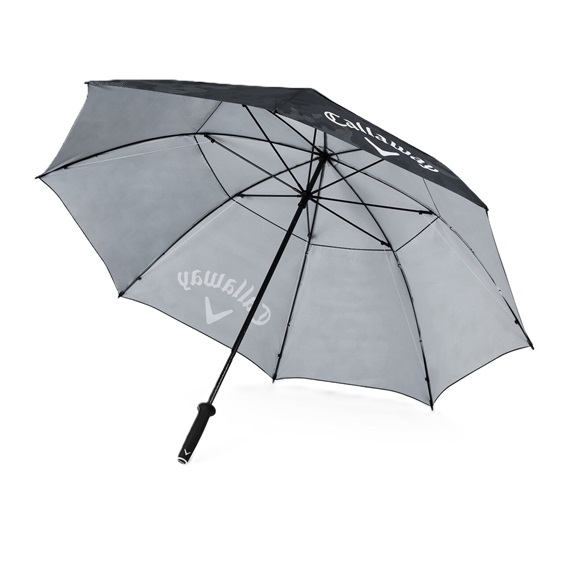 Callaway Double Canopy 64" Shield Golf Regenschirm, schwarz/camo