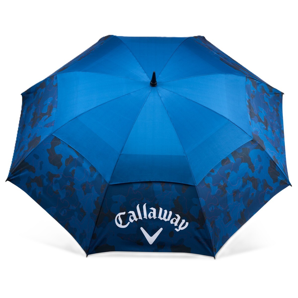 Callaway Double Canopy 64" Shield Golf Regenschirm, blau/rot