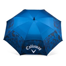Callaway Double Canopy 64" Shield Golf Regenschirm, blau/rot