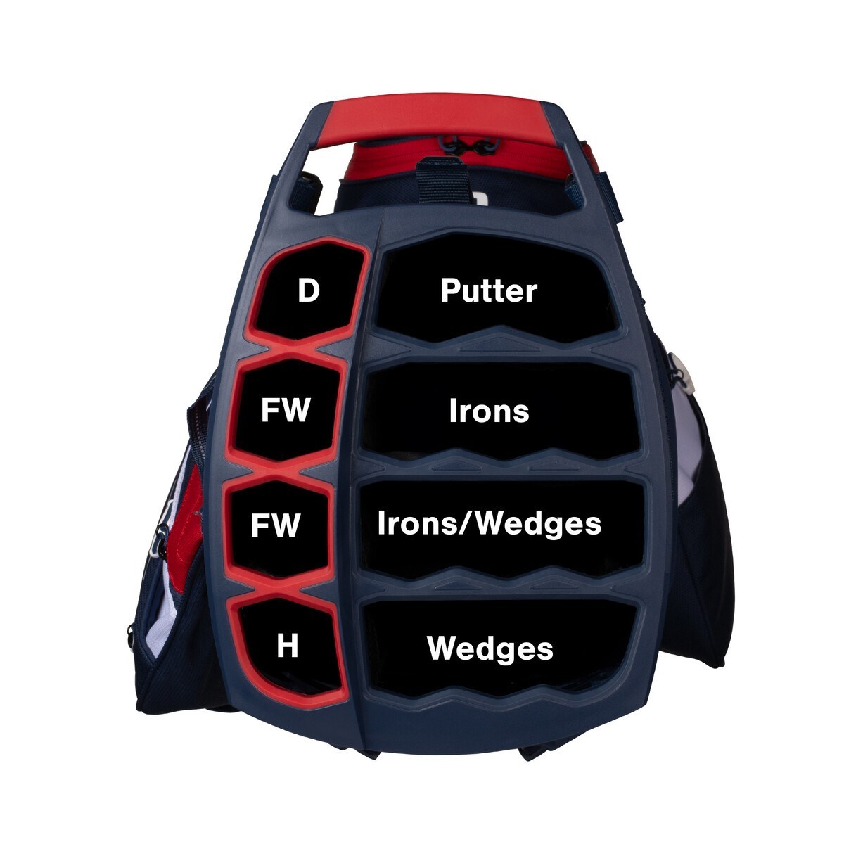 Ogio All Elements Hybrid Standbag, poker