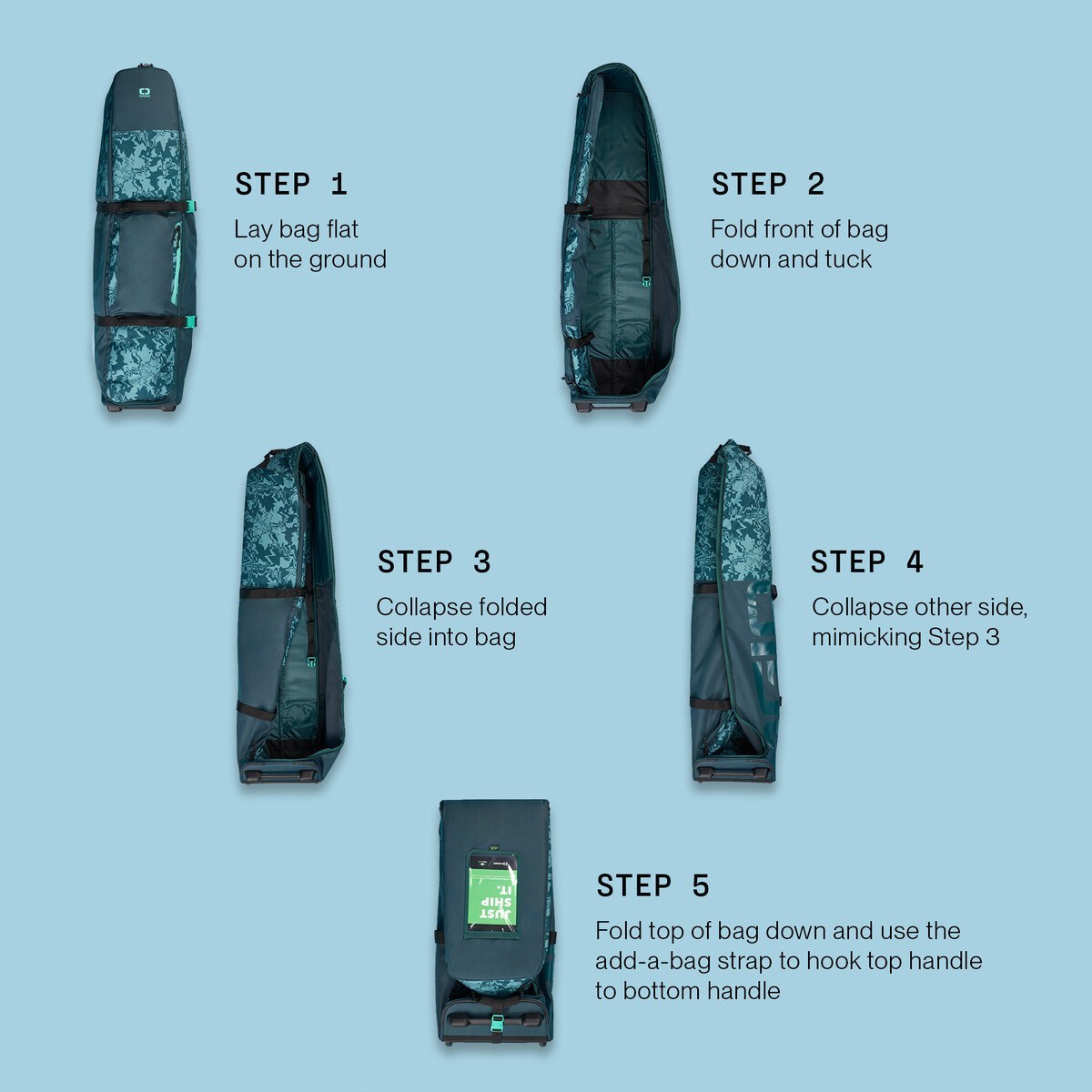 Ogio Alpha Slim Travel cover, seagrass
