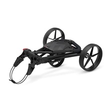 Big Max e-TI Elektrotrolley + Akku und Ladegerät, schwarz + Batterie, Ladegerät, 27+ Batterien