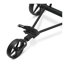 Big Max e-TI Elektrotrolley + Akku und Ladegerät, schwarz + Batterie, Ladegerät, 27+ Batterien