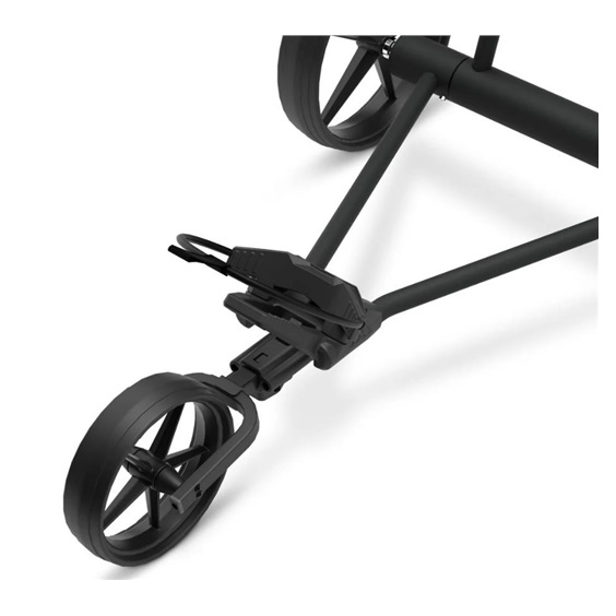 Big Max e-TI Elektrotrolley + Akku und Ladegerät, schwarz + Batterie, Ladegerät, 27+ Batterien