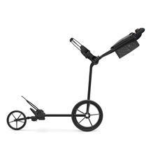 Big Max e-TI Elektrotrolley + Akku und Ladegerät, schwarz + Batterie, Ladegerät, 27+ Batterien