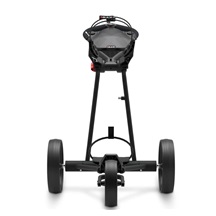 Big Max e-TI Elektrotrolley + Akku und Ladegerät, schwarz + Batterie, Ladegerät, 27+ Batterien