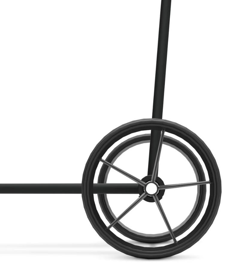 Big Max e-TI Elektrotrolley + Akku und Ladegerät, schwarz + Batterie, Ladegerät, 27+ Batterien