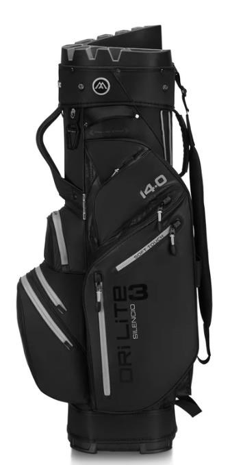 Big Max Dri Lite Silencio 3 Cartbag, schwarz
