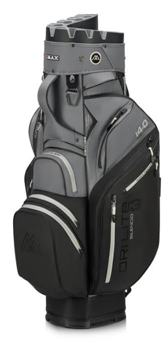 Big Max Dri Lite Silencio 3 Cartbag, schwarz/grau