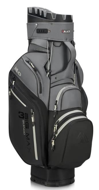Big Max Dri Lite Silencio 3 Cartbag, schwarz/grau