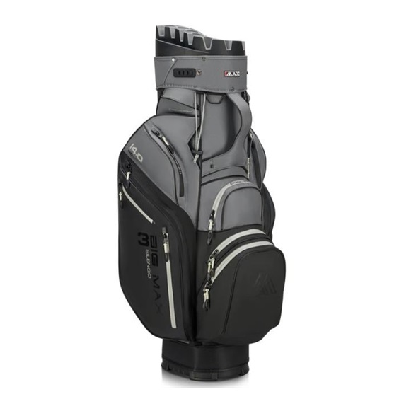 Big Max Dri Lite Silencio 3 Cartbag, schwarz/grau