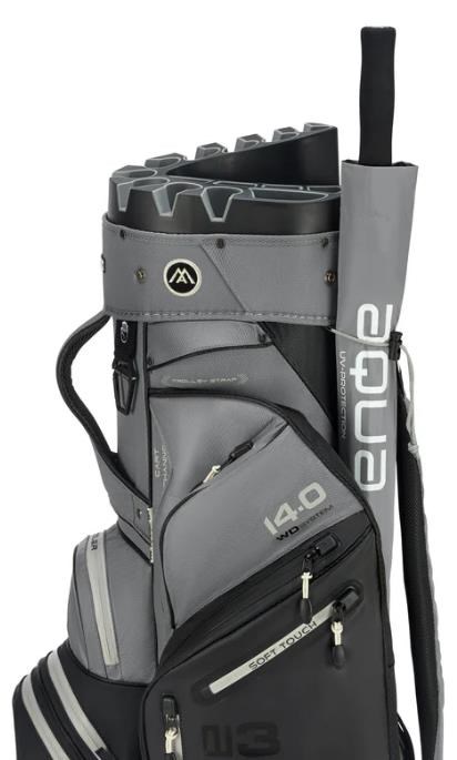 Big Max Dri Lite Silencio 3 Cartbag, schwarz/grau