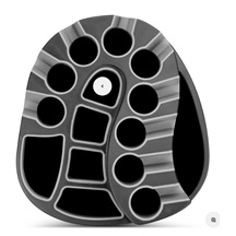 Big Max Dri Lite Silencio 3 Cartbag, schwarz/grau
