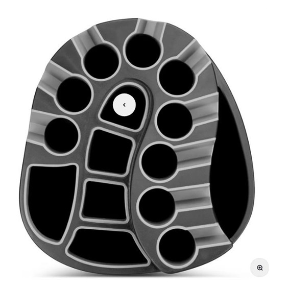 Big Max Dri Lite Silencio 3 Cartbag, schwarz/grau