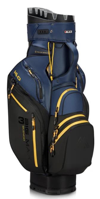 Big Max Dri Lite Silencio 3 Cartbag, black/navy/corn