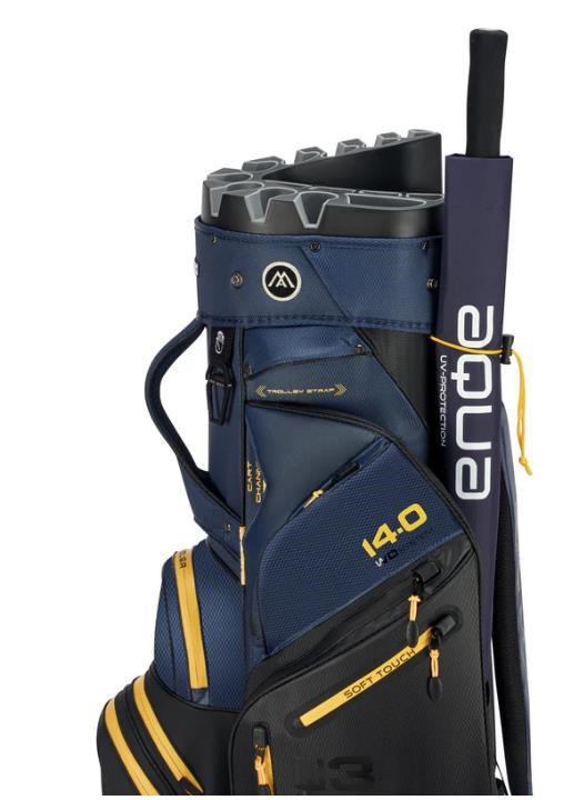 Big Max Dri Lite Silencio 3 Cartbag, black/navy/corn