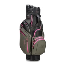 Big Max Dri Lite Silencio 3 Cartbag, charcoal/black/fuchsia