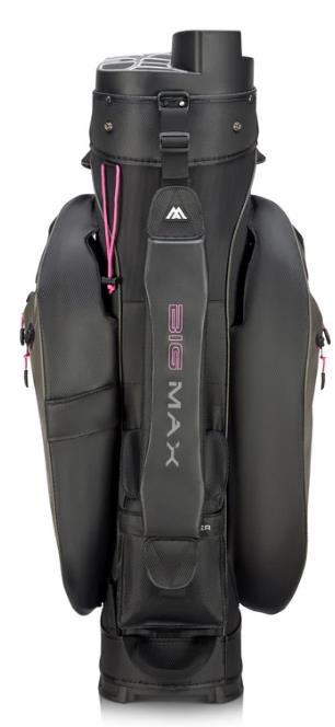 Big Max Dri Lite Silencio 3 Cartbag, charcoal/black/fuchsia