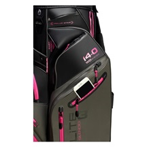 Big Max Dri Lite Silencio 3 Cartbag, charcoal/black/fuchsia