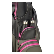 Big Max Dri Lite Silencio 3 Cartbag, charcoal/black/fuchsia