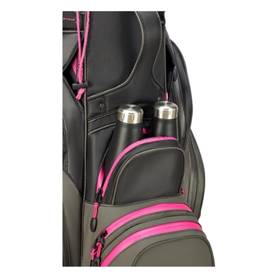 Big Max Dri Lite Silencio 3 Cartbag, charcoal/black/fuchsia