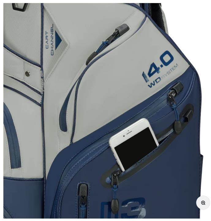 Big Max Dri Lite Silencio 3 Cartbag, navy/off white