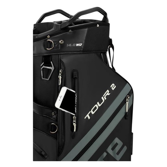 Big Max Dri Lite Tour 2 Cartbag, schwarz/grau