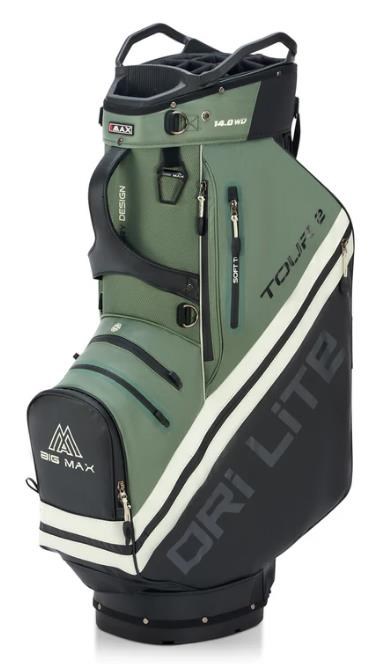 Big Max Dri Lite Tour 2 Cartbag, black/olive/off white
