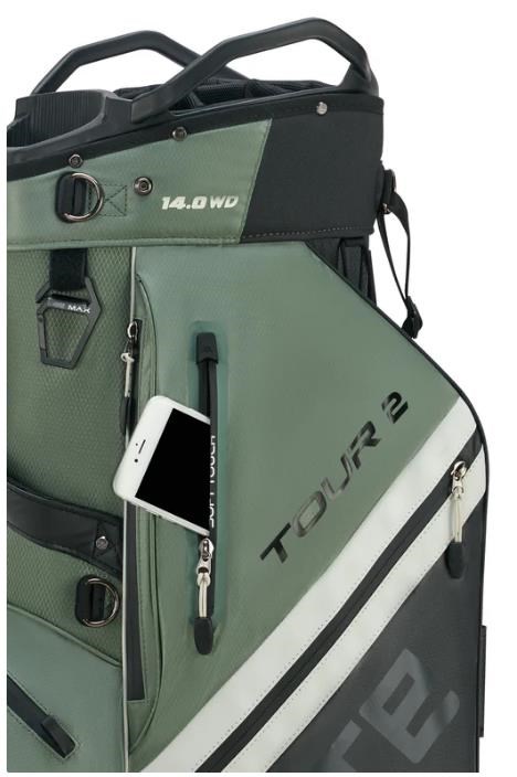 Big Max Dri Lite Tour 2 Cartbag, black/olive/off white