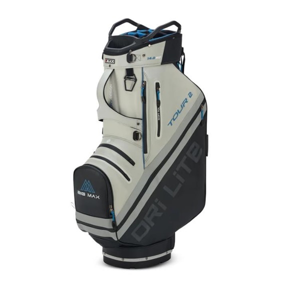 Big Max Dri Lite Tour 2 Cartbag, black/off white/blue