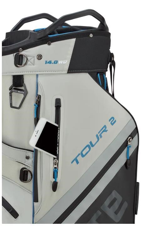 Big Max Dri Lite Tour 2 Cartbag, black/off white/blue