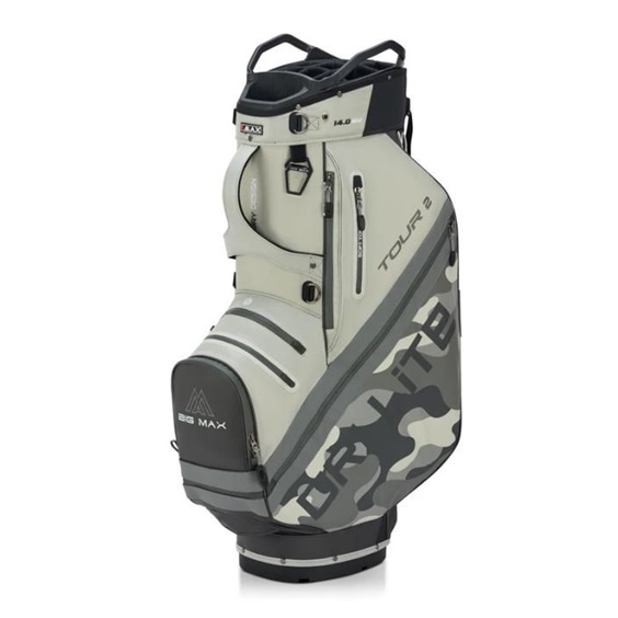 Big Max Dri Lite Tour 2 Cartbag, grey camo/off white