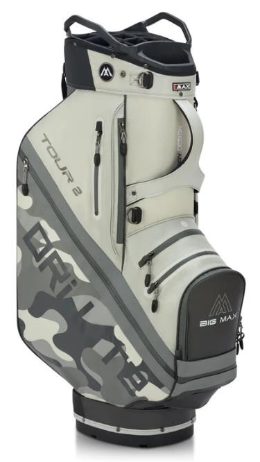 Big Max Dri Lite Tour 2 Cartbag, grey camo/off white