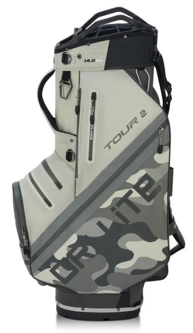Big Max Dri Lite Tour 2 Cartbag, grey camo/off white