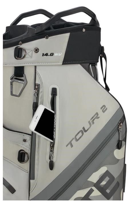 Big Max Dri Lite Tour 2 Cartbag, grey camo/off white