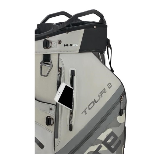 Big Max Dri Lite Tour 2 Cartbag, grey camo/off white