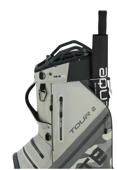 Big Max Dri Lite Tour 2 Cartbag, grey camo/off white