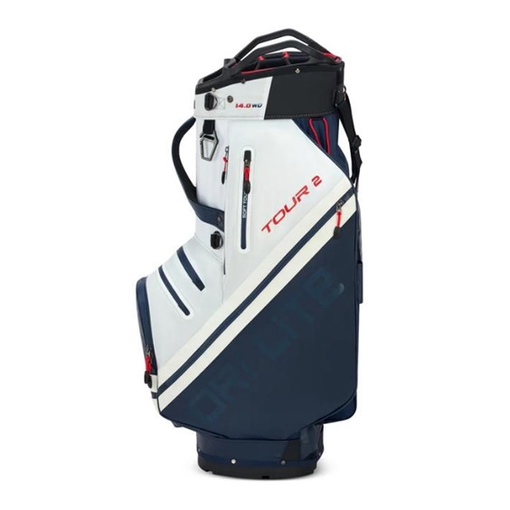 Big Max Dri Lite Tour 2 Cartbag, red/white/navy