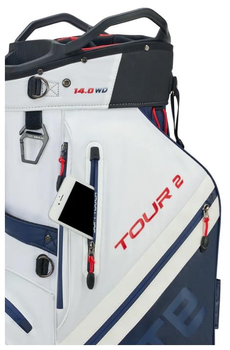 Big Max Dri Lite Tour 2 Cartbag, red/white/navy