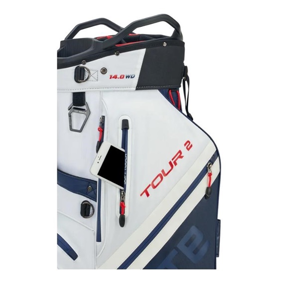 Big Max Dri Lite Tour 2 Cartbag, red/white/navy